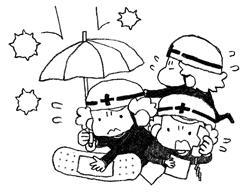 大忙しの表皮 大忙しの表皮